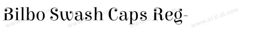 Bilbo Swash Caps Reg字体转换